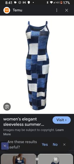 Long Patch Dress I Can Deliver