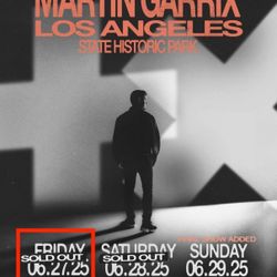 FRIDAY MARTIN GARRIX TICKETS