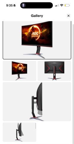 AOC G2 Series C27G2 - 27" - 165Hz LED Curved FHD FreeSync Gaming Monitor