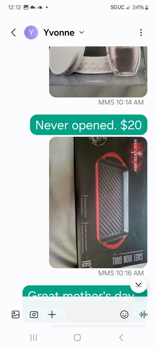 Hell Kitchen Cast Iron Grill