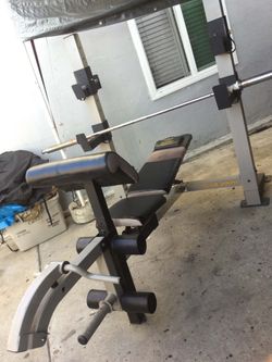 Bench press set ((NO WEIGHTS))