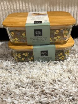 NEW FOOD GLASS CONTAINERS