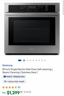 Samsung 30-Inch Single Electric Wall Oven