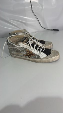 Golden Goose Midstar Limited Edition - Size 40 (US 9.5-10 Women) - Glitter & Leopard