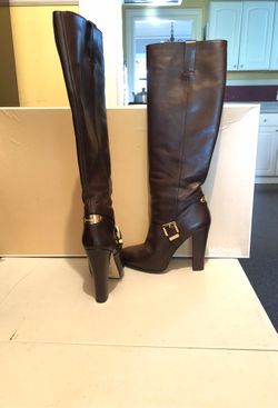 Michael Kors “Tan Tall Boots” Size 7M Brown