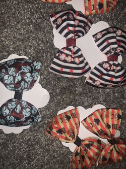 Halloween hair bows