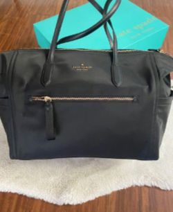 Kate Spade black Chelsea Large Duffle Bag