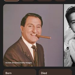 Actor signed flash  card Dave Thomas certified