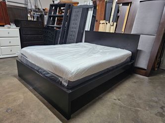 Queen bed and mattress