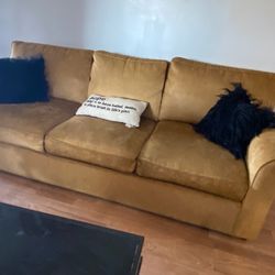 Couch And All Black Glass Set 2 End Tables And 1 Black Coffee Table 
