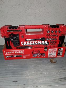 NEW CRAFTSMAN VERSASTACK 68 -Piece Metric / SAE Mechanics Tool Set w Hard Case
