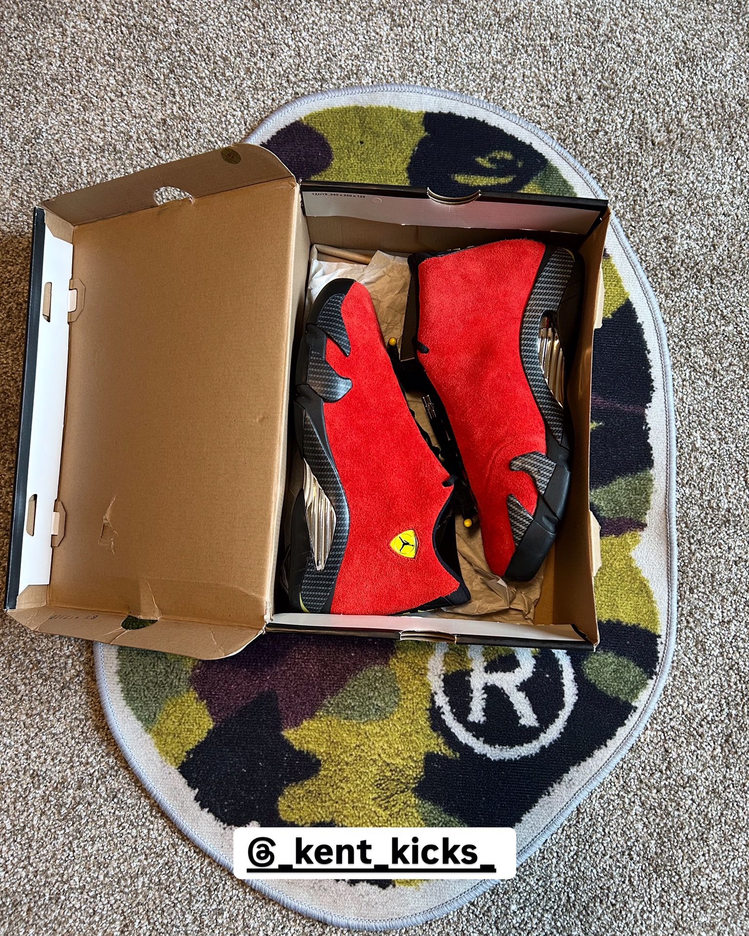Jordan 14 Ferrari Size 10 Brand New