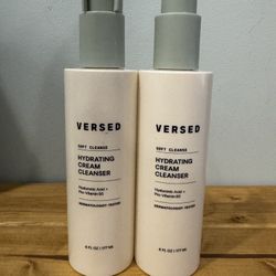 Versed Hydrating Cream Cleansers 6oz 2ct