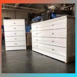 Dresser Set / Five and Eight Drawers Dresser 