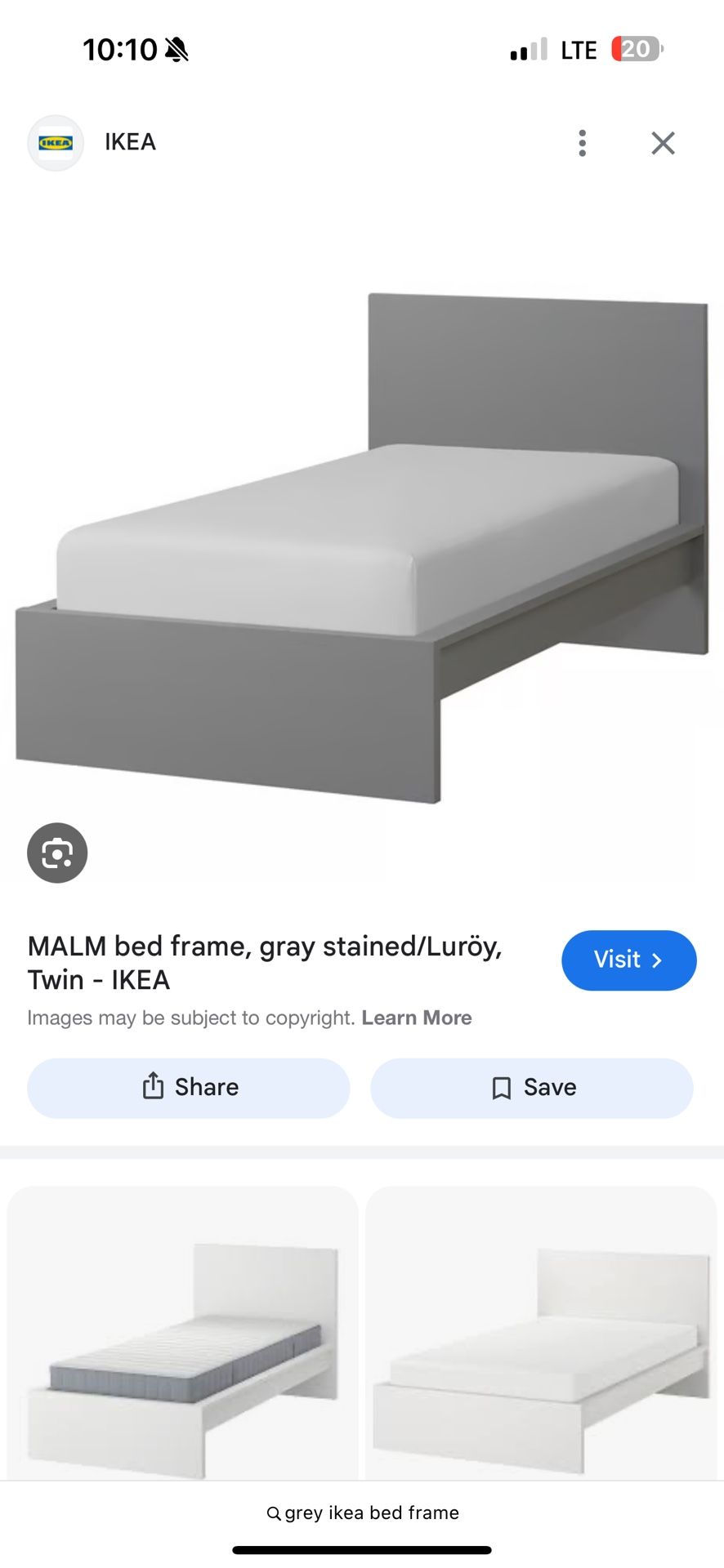 Queen Bed Frame From IKEA