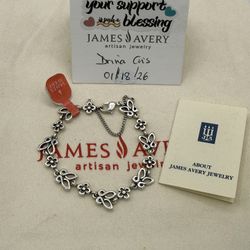 James Avery retired Bracelet S New 