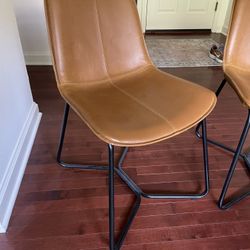 Faux Leather Chairs