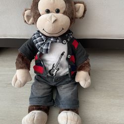 Custom build a bear monkey with clothes