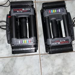 PowerBlock Elite Adjustable Weights. 5-50 Pounds