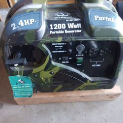 A New Steel Generator 1200 W $200