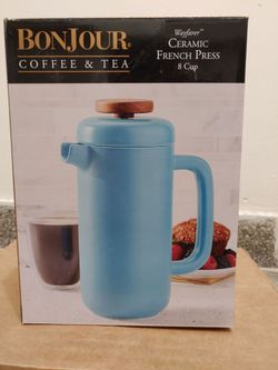BonJour Coffee & Tea Ceramic French Press