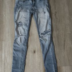 Hollister 1R Super Skinny Ripped Jeans W25 L31