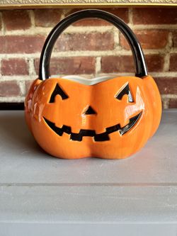 Halloween Candy Ceramic Bowl