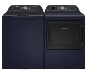 GE Profile Washer & Dryer Electric Sapphire Blue