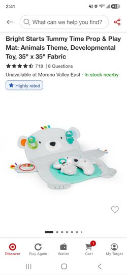 Bright Starts Tummy Time Mat