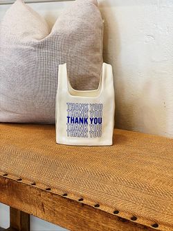 Thank You Bag Candle Decor