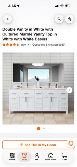 84 in vanity