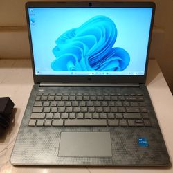 HP 14" Laptop - 11th Gen Intel Core i3 4.1ghz, 8gb DDR4, 256gb Nvme SSD, Gaming UHD GPU (GTA V, Fortnite), Windows 11, USB-C (2023 model!)
