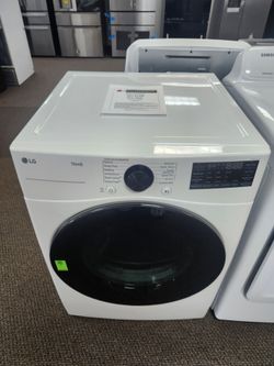 7.4 Cu. Ft. Vented SMART Stackable Gas Drver in White with TurboSteam and Sensor Dry Technology