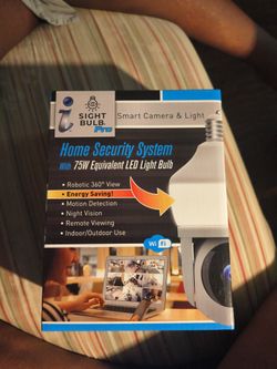 Security Bulb And Camera