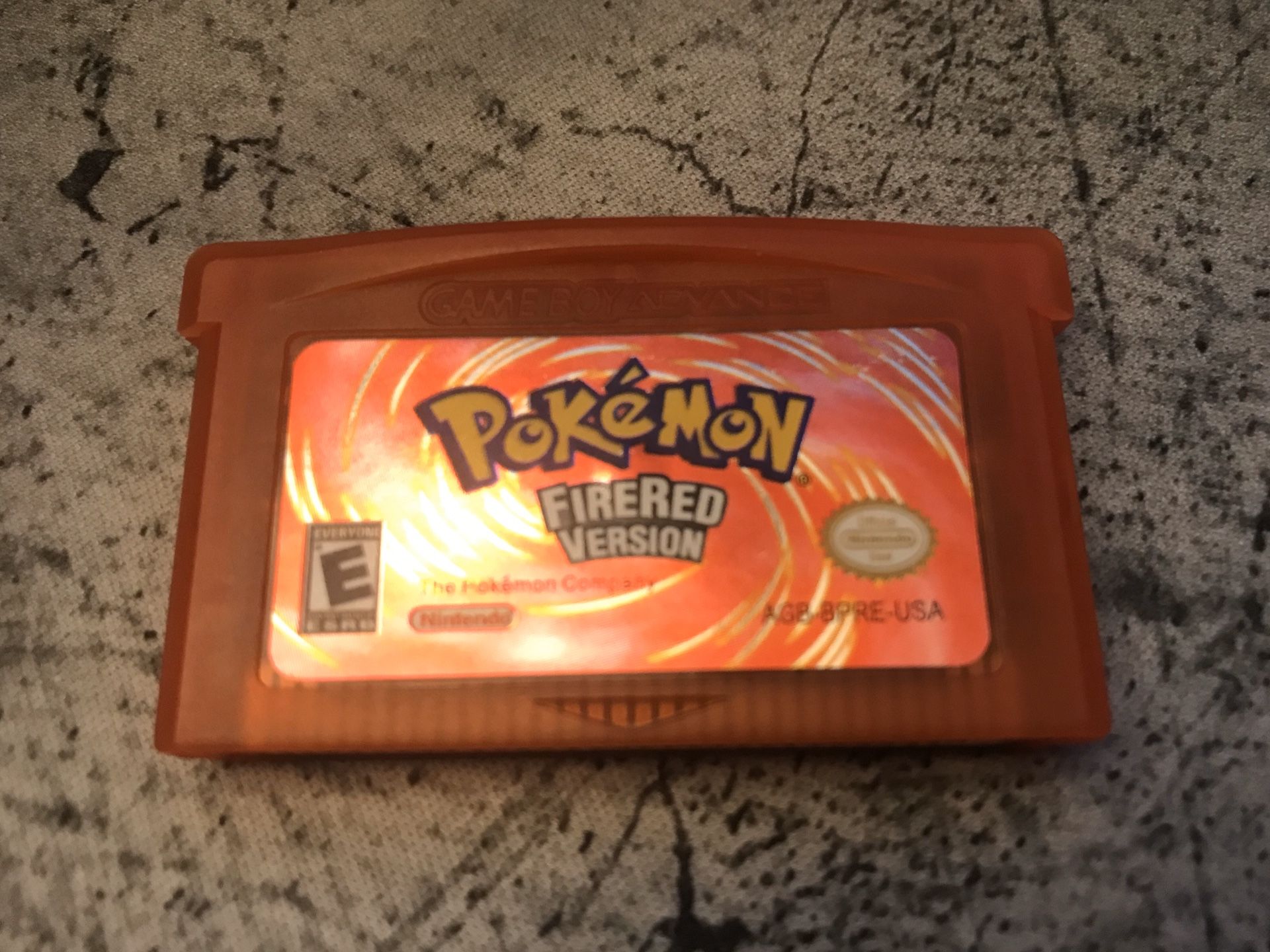 Game Boy Advance Pokemon FireRed READ