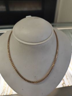 10k solid Ross Gold necklace 11.2 grams 16 Long layaway available 10% Dwon if you interested please make sure you ask for Maribel thank you