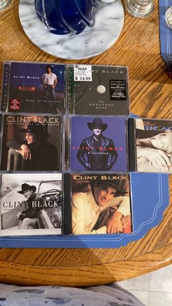 Lot of 7 Clint Black Country Music CD’s