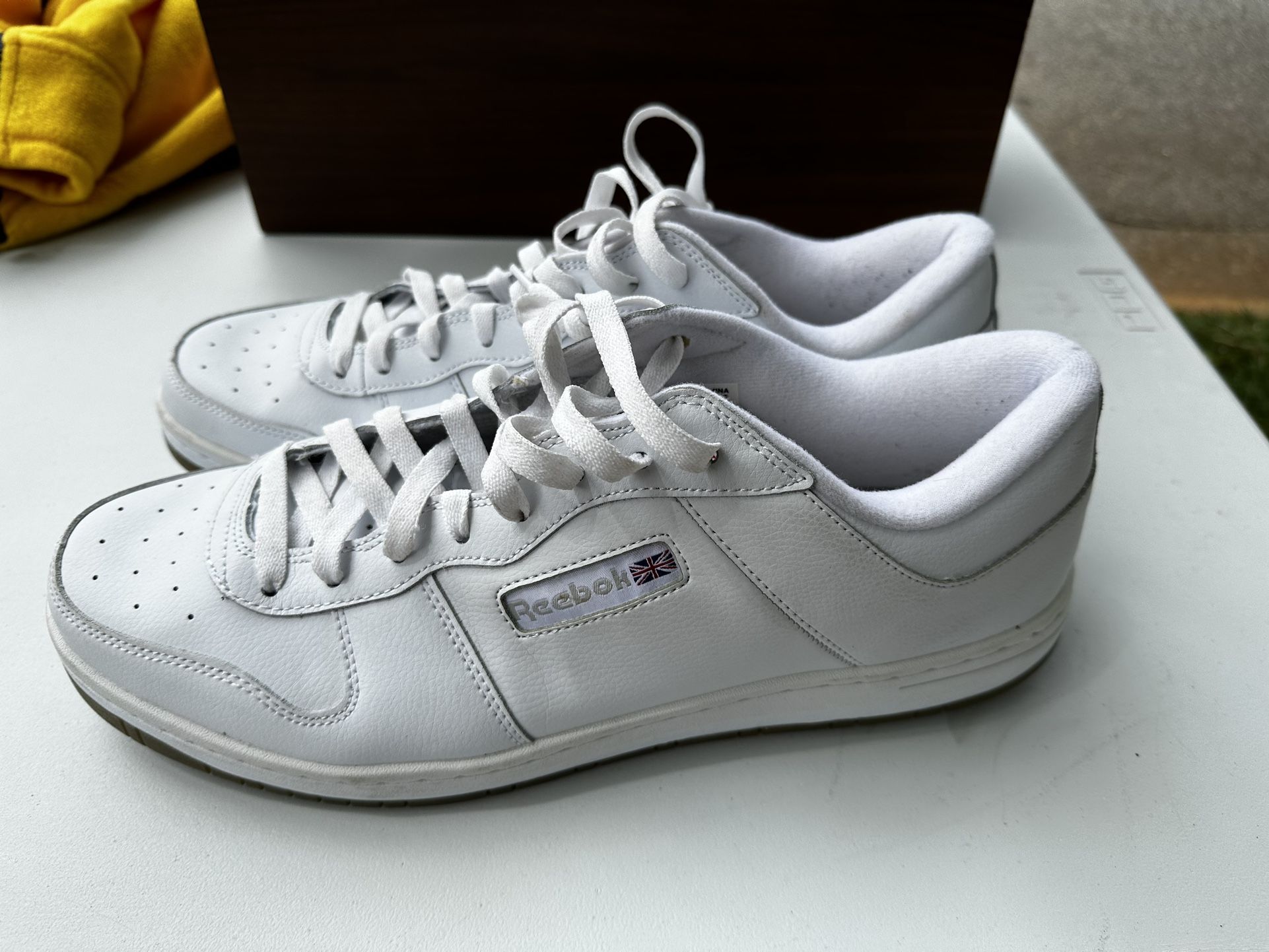 Reebok Size 14 White Sneakers