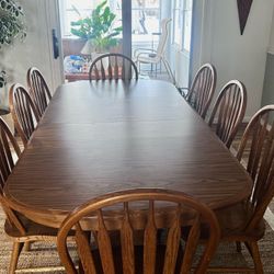 Wood Dining Table With Veneer Top
