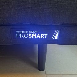 King Size Tempurpedic Pro Smart  Bed Frame w/ Seally Hybrid Mattress