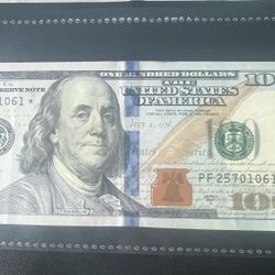 100 Dollar Bill