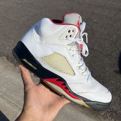Jordan Retro 5s Fire Red $70