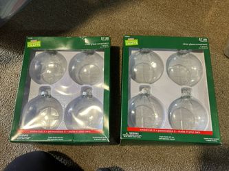clear ornamets