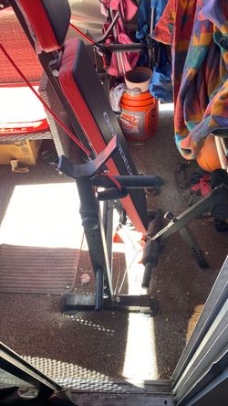 Workout Bench Red&Black