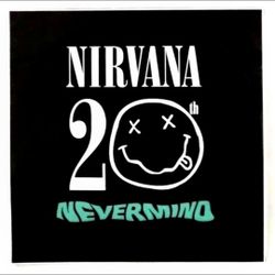 Original promo-only 20th Anniversary NIRVANA Nevermind STICKER