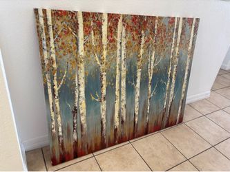 “Falling Embers I" canvas print 46-36” by Allison Pearce
