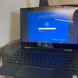 HP Specter Laptop, Cracked Screen