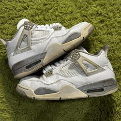 USED Jordan 4 Retro Oreos Size 9 NO BOX