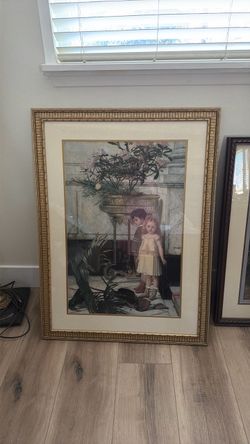 Framed Victorian Children Art Print