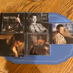 Lot of 5 Randy Travis Country CD’S